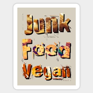 Junk Food Vegan Sticker